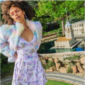 Barbie Strappy Mini Dress, Blackmilk size small